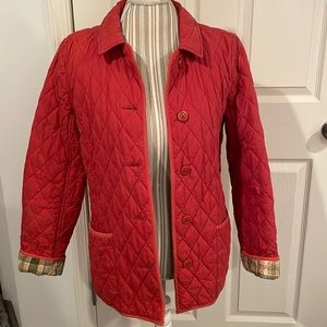 L.L. Bean Red Quilted Jacket